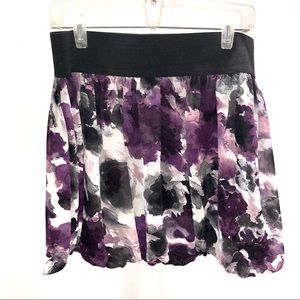 Maurices floral bubble skirt
